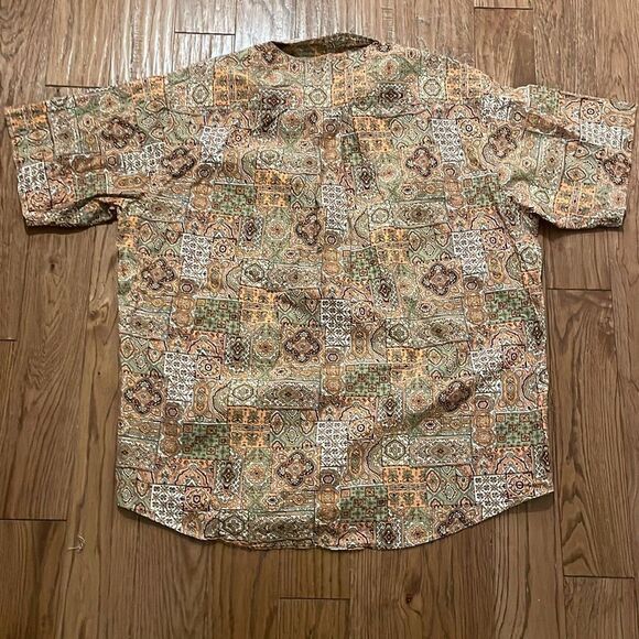 J. Crew mens bandana print short sleeve button down xl - Picture 7 of 7